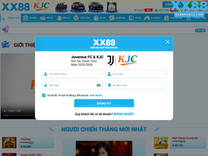 Hướng Dẫn Đăng Ký XX88 Chi Tiết Từng Bước