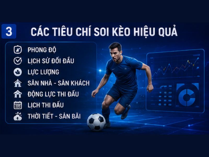 Các Tiêu Chí Soi Kèo Bóng Đá Hiệu Quả