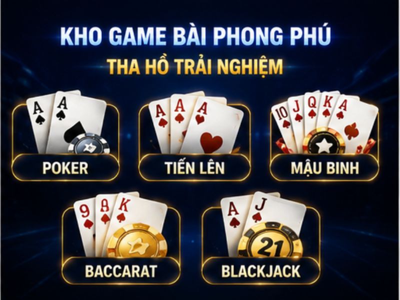 Các Trò Chơi Bài Nổi Bật Tại XX88