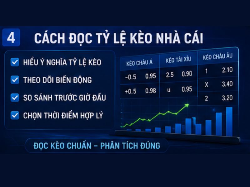 Cách Đọc Tỷ Lệ Kèo Nhà Cái