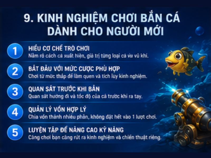 Kinh Nghiệm Chơi Bắn Cá Dành Cho Người Mới