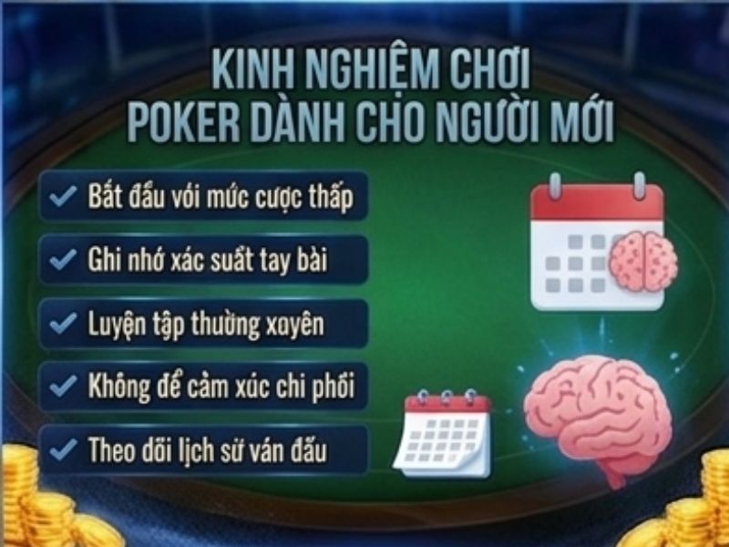 Kinh Nghiệm Chơi Poker Dành Cho Người Mới