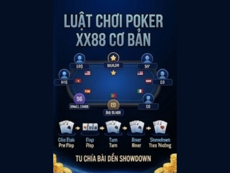 Luật Chơi Poker XX88 Cơ Bản