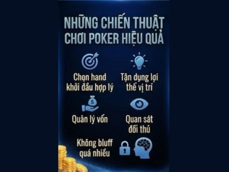 Những Chiến Thuật Chơi Poker Hiệu Quả