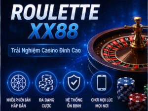 Roulette XX88 là trò chơi casino trực tuyến được nhiều người yêu thích