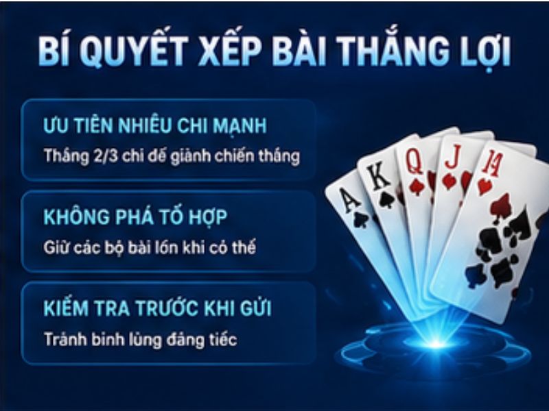 Xếp bài cân bằng giữa ba chi